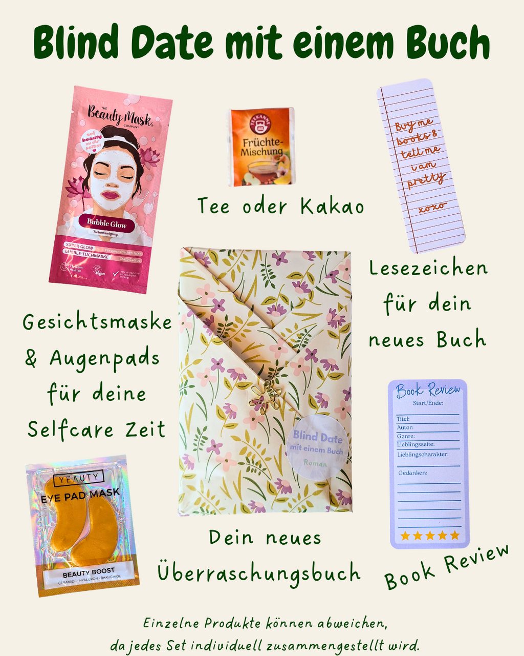 Bundle Leseauszeit - Überraschungsbuch & Duftkerze für deinen Selfcare-Abend