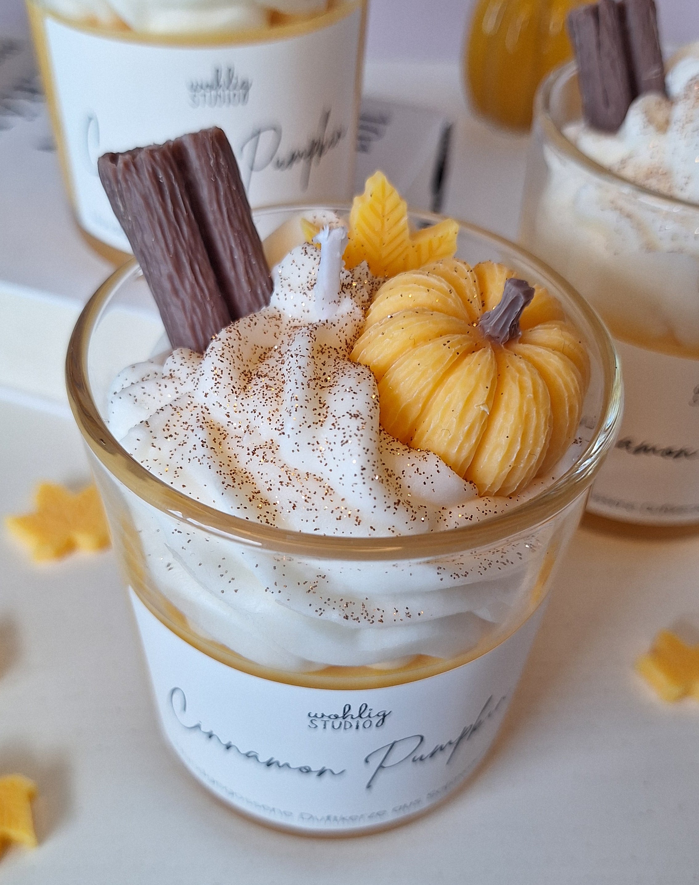 Duftkerze Cinnamon Pumpkin - Zimtige Herbstkerze