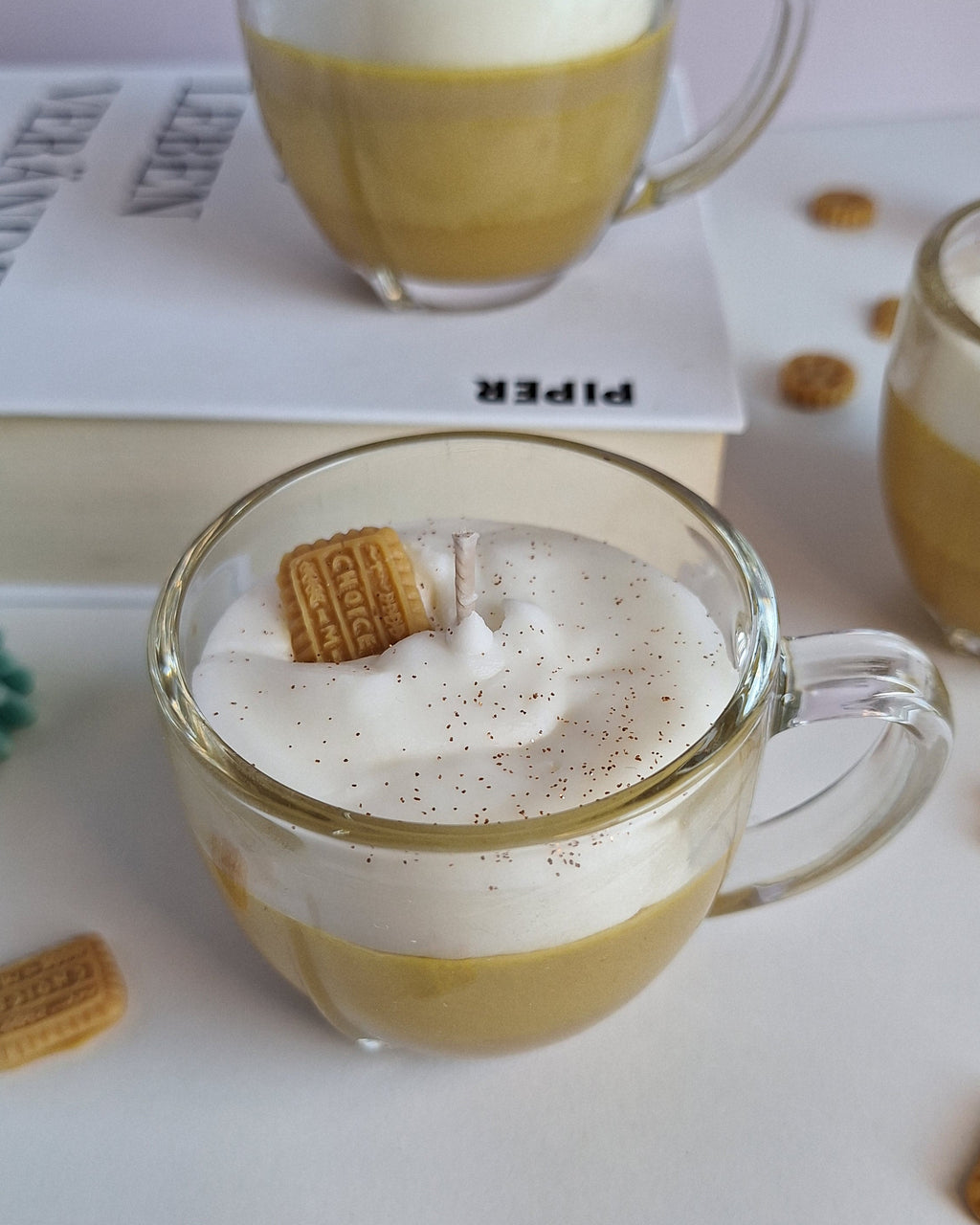 Duftkerze Toffee - Karamell Duftkerze in der Tasse